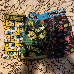 3 pack spongebob boxers